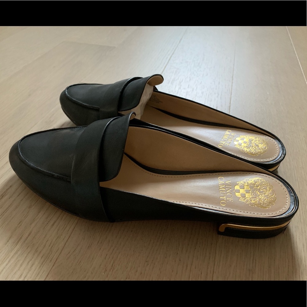 Vince Camuto Leather Mule Slides